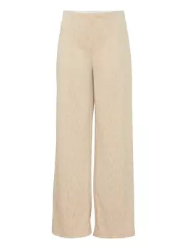 Тканевые брюки ICHI Regular Pants Kate, бежевый