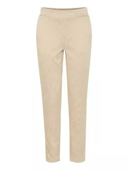 Тканевые брюки ICHI Regular Pants Kate, бежевый