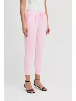 Тканевые брюки ICHI, розовый