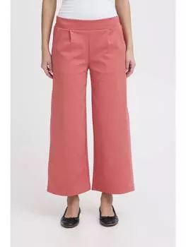 Тканевые брюки ICHI, розовый