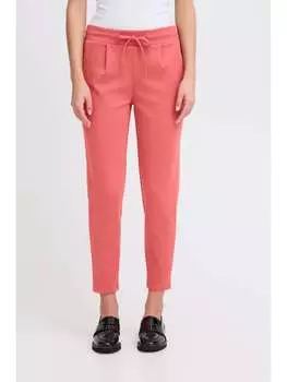 Тканевые брюки ICHI, розовый