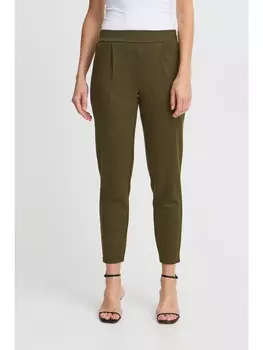 Тканевые брюки ICHI, серый