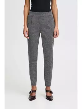 Тканевые брюки ICHI, серый