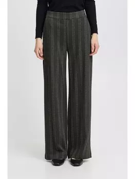 Тканевые брюки ICHI, серый