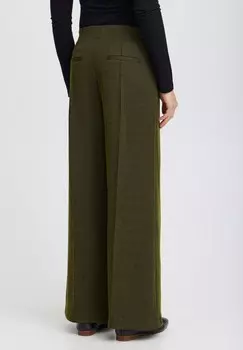 Тканевые брюки ICHI, серый