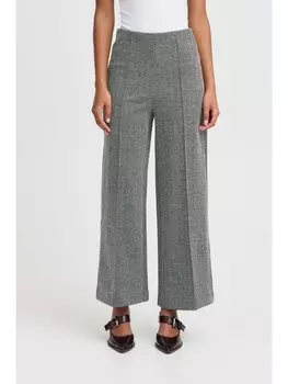 Тканевые брюки ICHI, серый