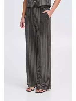 Тканевые брюки ICHI, серый