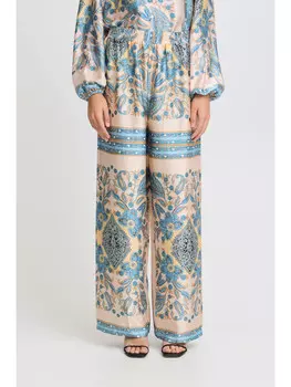 Тканевые брюки ICHI, синий