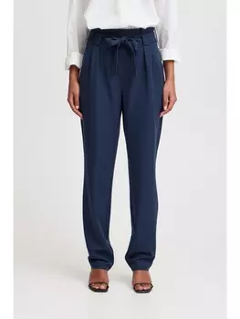 Тканевые брюки ICHI, синий