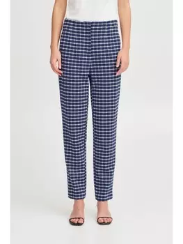 Тканевые брюки ICHI Stoffhose, синий