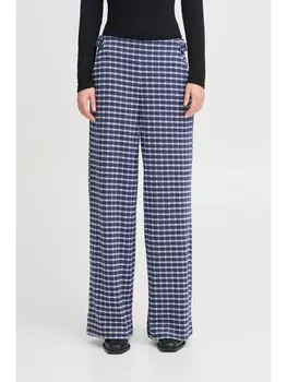 Тканевые брюки ICHI Stoffhose, синий