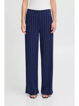 Тканевые брюки ICHI Stoffhose, синий