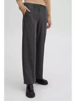 Тканевые брюки ICHI, темно-серый