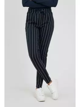 Тканевые брюки ICHI, темно-синий