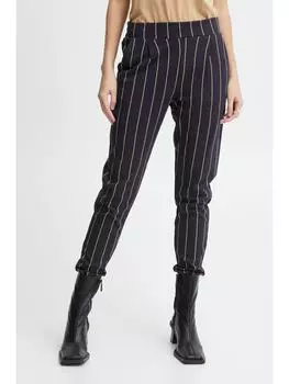 Тканевые брюки ICHI, темно-синий