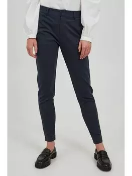 Тканевые брюки ICHI, темно-синий