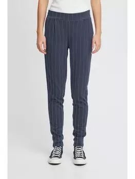 Тканевые брюки ICHI, темно-синий