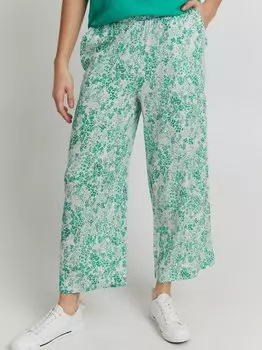 Тканевые брюки Ichi, зеленый