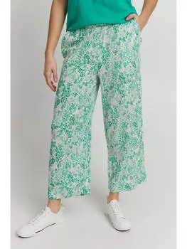 Тканевые брюки ICHI, зеленый