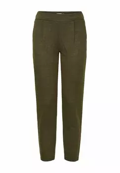 Тканевые брюки ICHI, зеленый