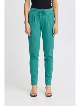 Тканевые брюки ICHI, зеленый