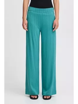 Тканевые брюки ICHI, зеленый