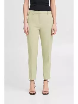 Тканевые брюки ICHI, зеленый