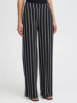 Тканевые брюки ихрути широкие па15 Ichi, черный