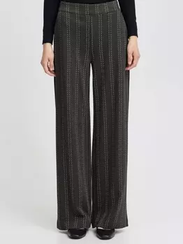 Тканевые брюки ихрути широкие pa16 Ichi, серый