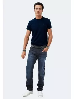 Тканевые брюки INDICODE B796, темно-синий