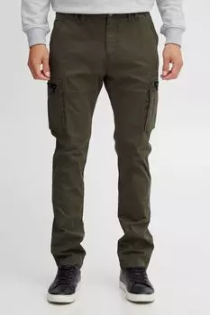 Тканевые брюки INDICODE Cargo, зеленый