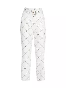 Тканевые брюки Influencer Tapered Pants, белый