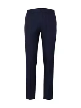 Тканевые брюки JACK & JONES Slim fit Pleated Pants JPRCOSTA, темно-синий
