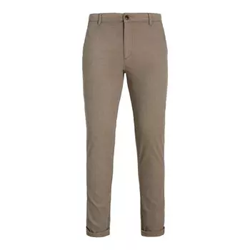 Тканевые брюки Jack & Jones Stoff/Chino JPSTMARCO JJFURY slim, коричневый
