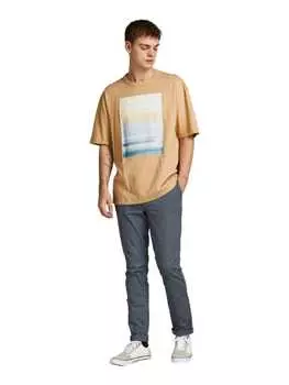 Тканевые брюки Jack & Jones Stoff/Chino JPSTMARCO JJFURY slim, синий