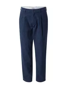 Тканевые брюки JACK & JONES Tapered Pleat-Front Pants, серый