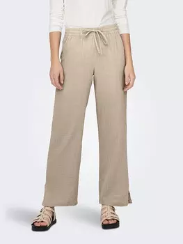 Тканевые брюки JDY, бежевый