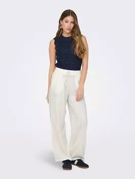 Тканевые брюки JDY, кремовый