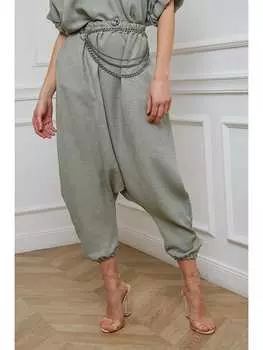 Тканевые брюки Josfine, хаки