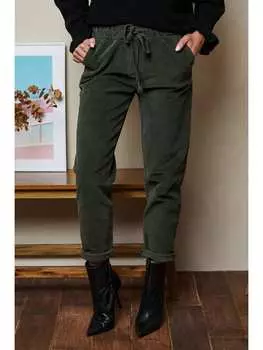 Тканевые брюки Josfine, хаки