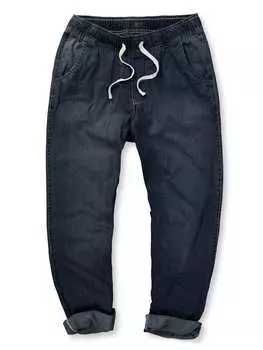 Тканевые брюки JP1880, цвет dark blue denim