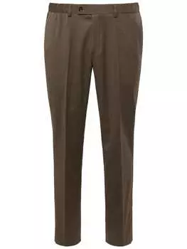 Тканевые брюки JP1880, коричневый