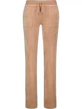 Тканевые брюки Juicy Couture Regular Pants DEL RAY, бежевый