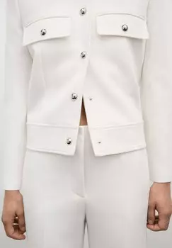 Тканевые брюки JULIE Mango, белый