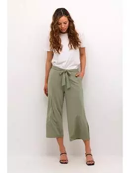 Тканевые брюки Kaffe, оливковый