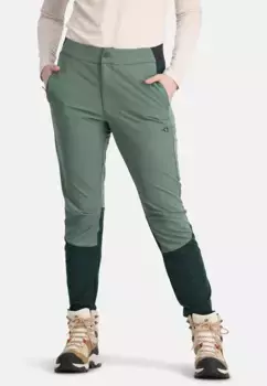 Тканевые брюки Kari Traa Sanne с предварительно сформированными коленями, зеленый