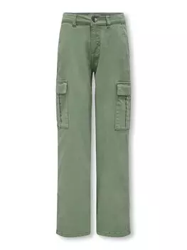 Тканевые брюки KIDS ONLY, цвет hedge green