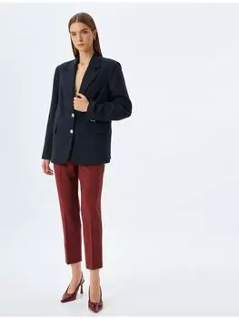 Тканевые брюки KOTON Hose, цвет Bordo
