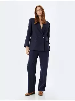 Тканевые брюки KOTON Hose, цвет Marineblau