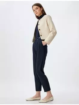 Тканевые брюки KOTON Hose, цвет Marineblau
